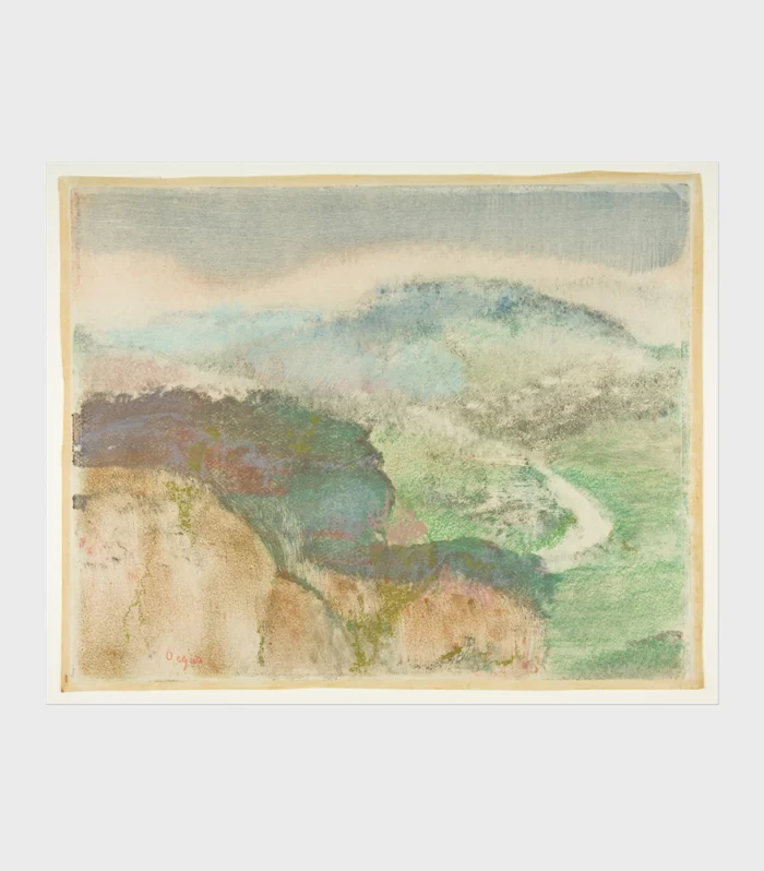 Landscape – Edgar Degas, 1892 - obraz druk na płótnie