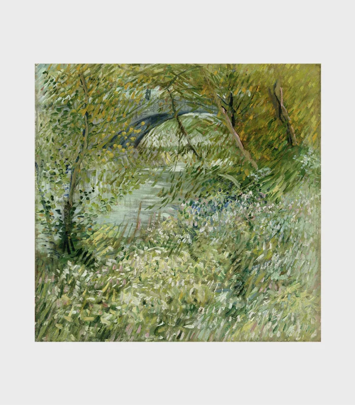 Vincent van Gogh - River Bank in Springtime, 1887 - obraz druk na płótnie